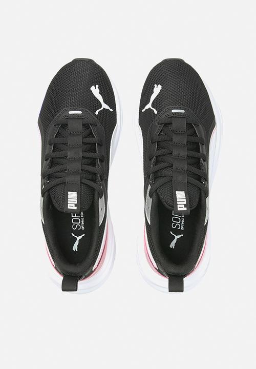 PUMA - Scorch runner mesh jr - puma white-puma black-peony