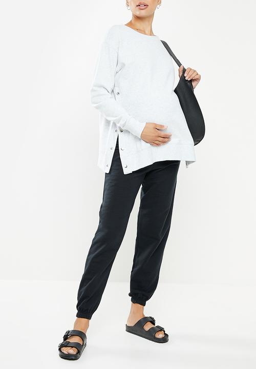 Superbalist - Maternity track pant - black