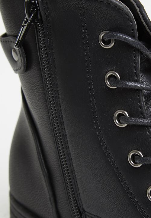 Jada - Lace up ankle boot - black