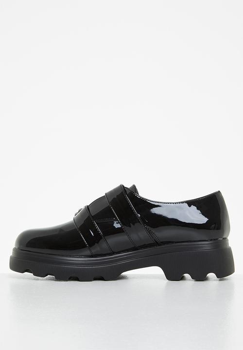 Footwork - Amore chunky monk shoe - black