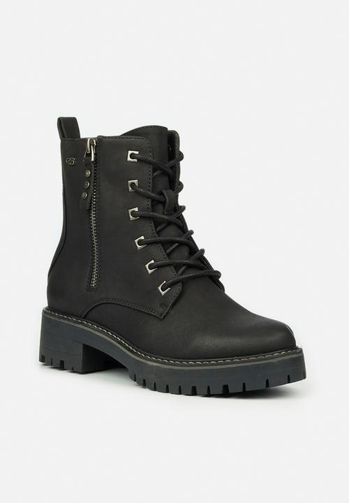 Miss Black - Fox5 lace-up ankle boot - black