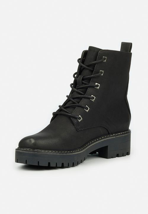 Miss Black - Fox5 lace-up ankle boot - black
