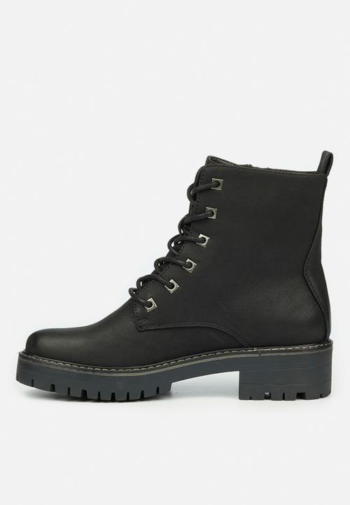 Miss Black - Fox5 lace-up ankle boot - black