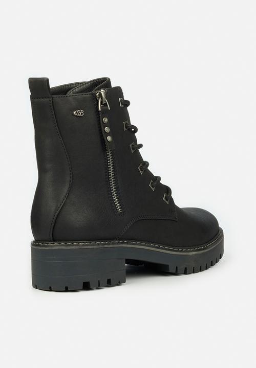 Miss Black - Fox5 lace-up ankle boot - black