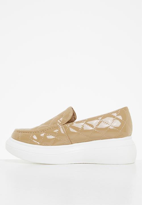 Footwork - Lexy quilted chunky loafer - tan