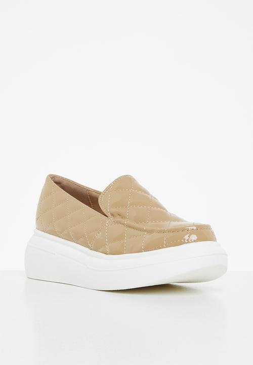 Footwork - Lexy quilted chunky loafer - tan