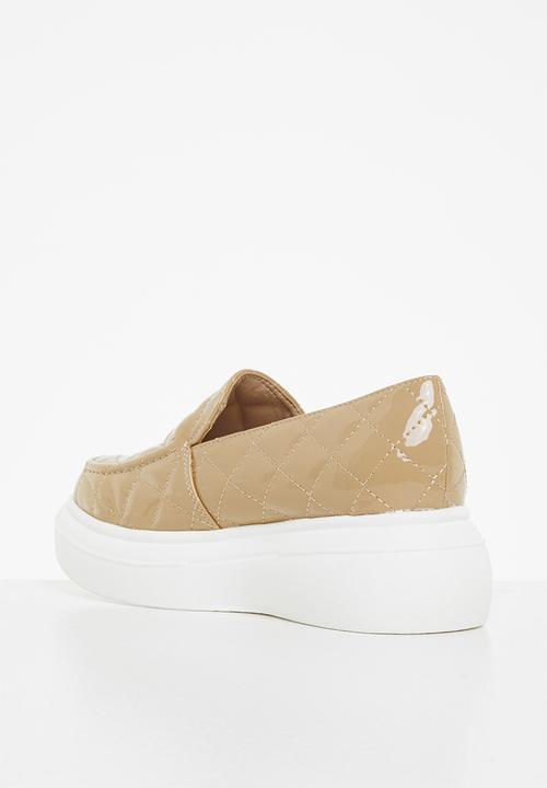 Footwork - Lexy quilted chunky loafer - tan