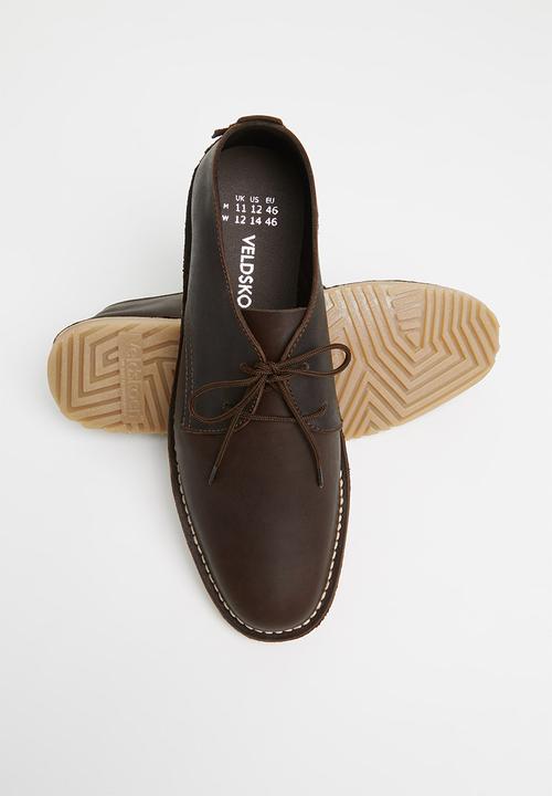 Veldskoen - Classic low cut shoe - chocolate