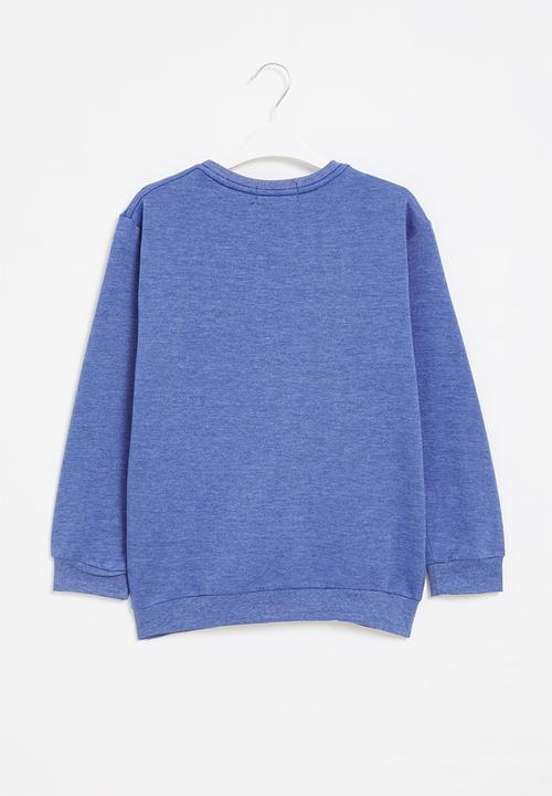 Superbalist - NASA crew graphic sweatshirt - royal melange