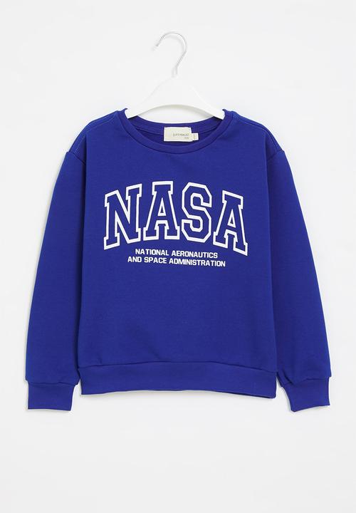 Superbalist Kids - NASA crew sheatshirt - royal blue