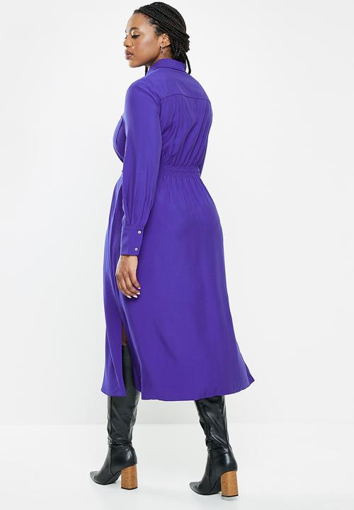 MANGO - Plus dress lebleu - medium blue