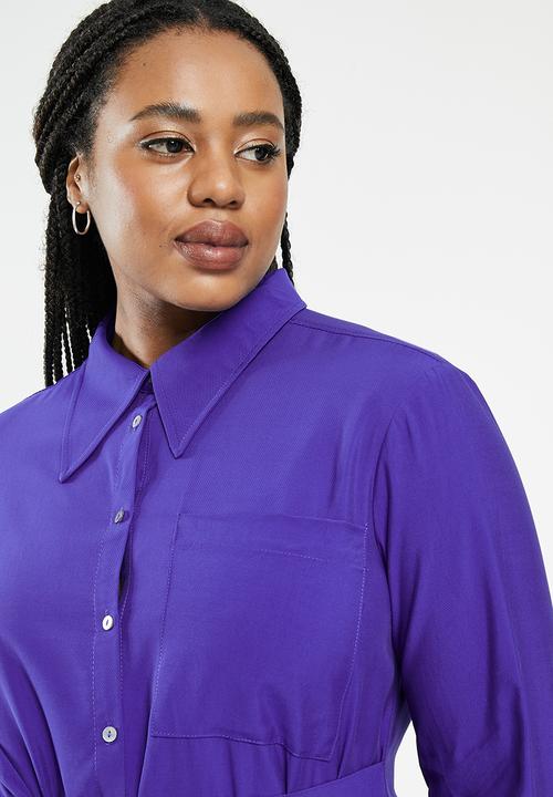 MANGO - Plus dress lebleu - medium blue