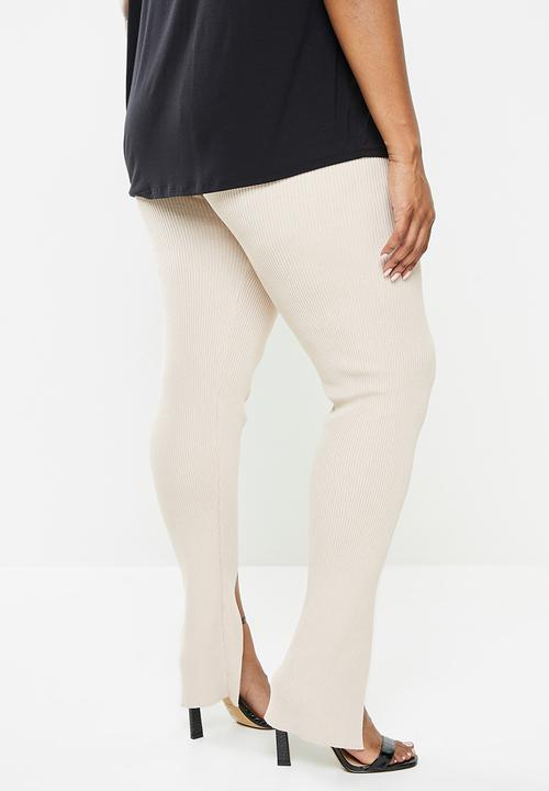 MANGO - Plus trousers orhun - light pastel grey