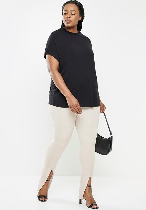 MANGO - Plus trousers orhun - light pastel grey