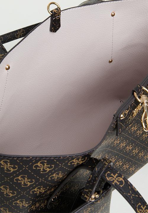 GUESS - Eco brenton tote - brown logo