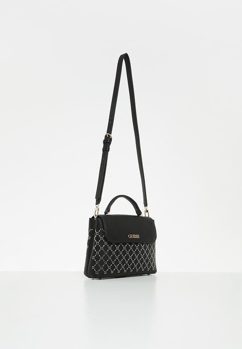 GUESS - Amara top handle flap - black