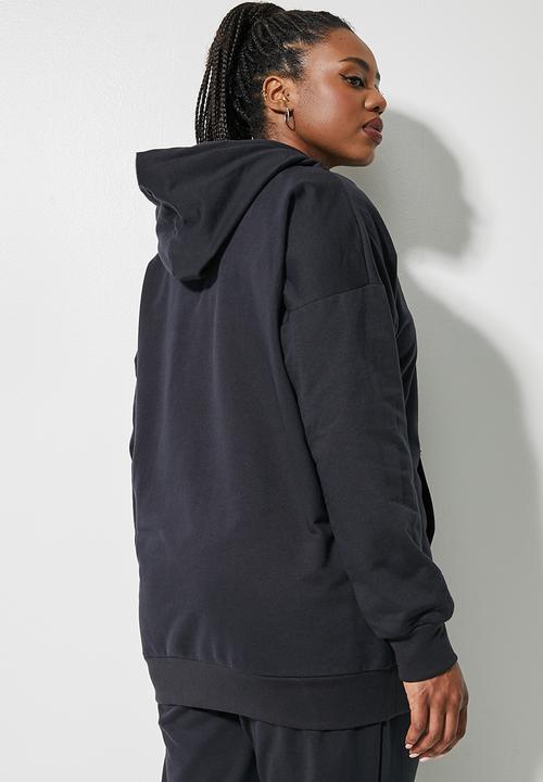 Superbalist - Longline hoodie - black