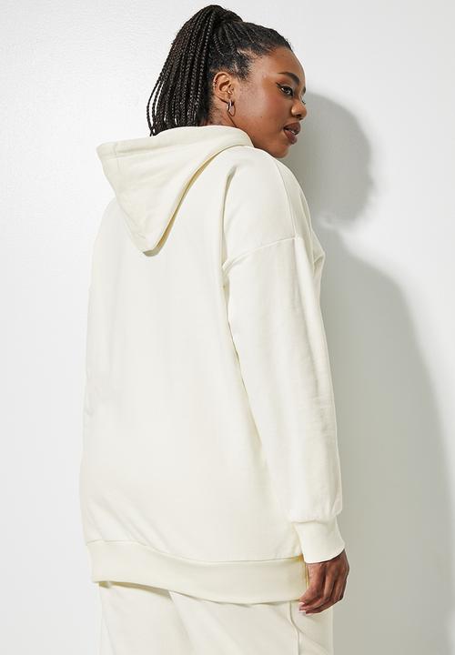 Superbalist - Longline hoodie - ecru