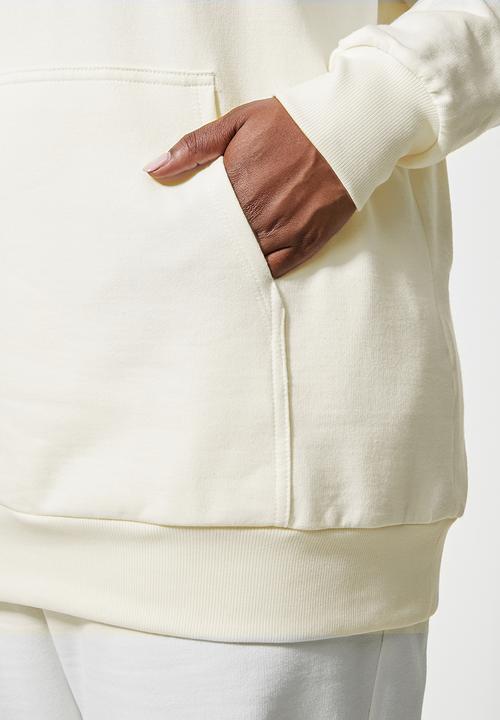 Superbalist - Longline hoodie - ecru