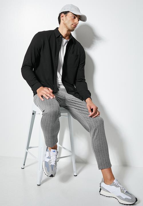 Superbalist - Barber regular fit knit shirt -  black