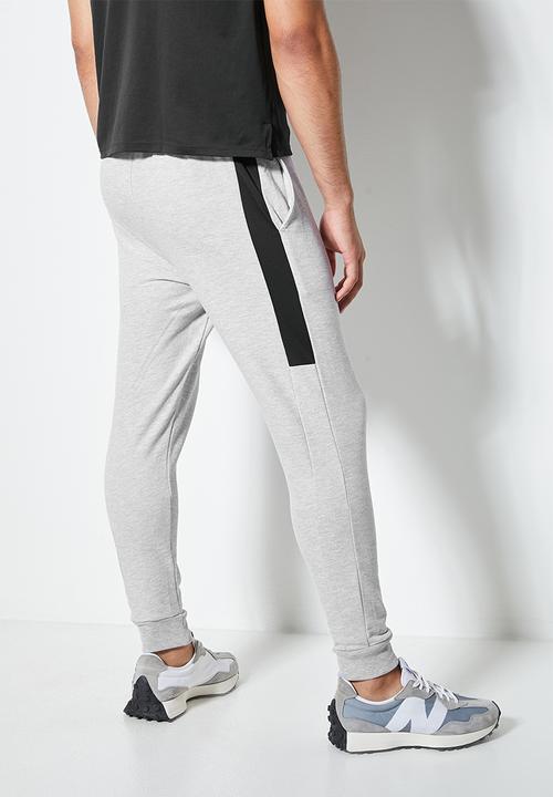 Superbalist - Slim fit cuffed sports sweatpant - light grey