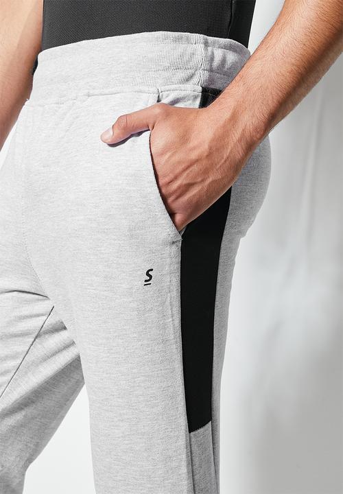 Superbalist - Slim fit cuffed sports sweatpant - light grey