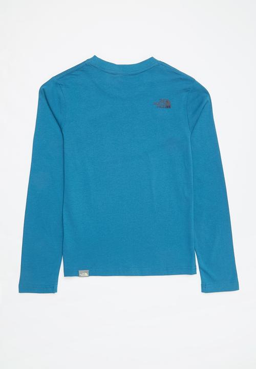 The North Face - Long sleeve easy tee - blue & navy