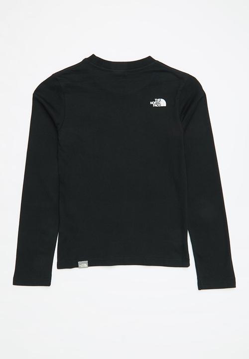 The North Face - Long sleeve easy tee - black & white