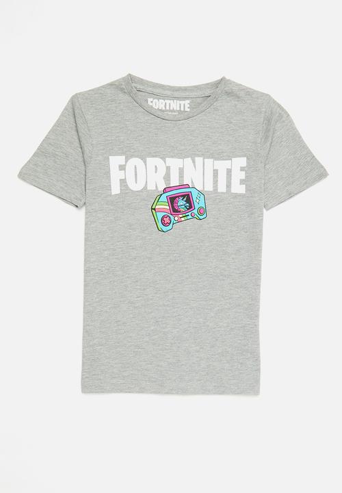 Rebel Republic - Fortnite arcade T-shirt - grey melange