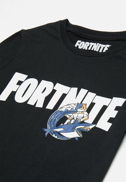 Rebel Republic - Fortnite hang ten T-shirt - black