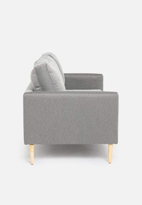 Sixth Floor - Soma 3 seater - black and white