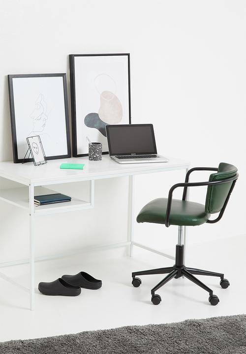 Sixth Floor - Seattle office chair PU - bottle green