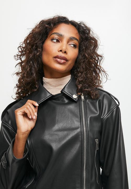 edit - Pu biker - black