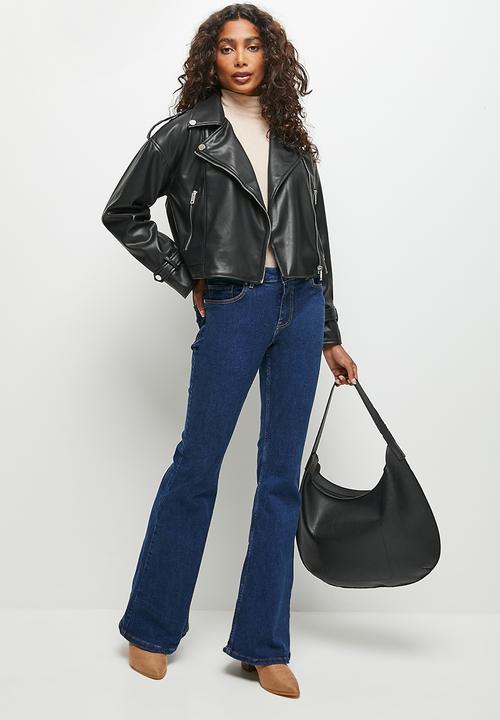 edit - Pu biker - black