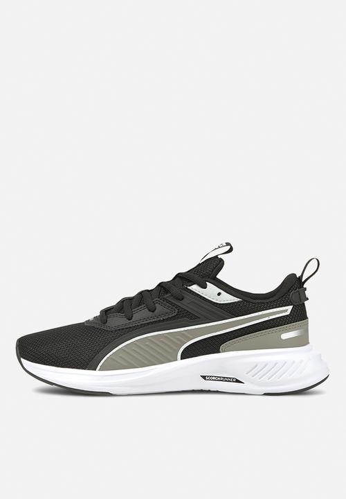 PUMA - Scorch runner mesh jr - puma white-steeple gray-puma black