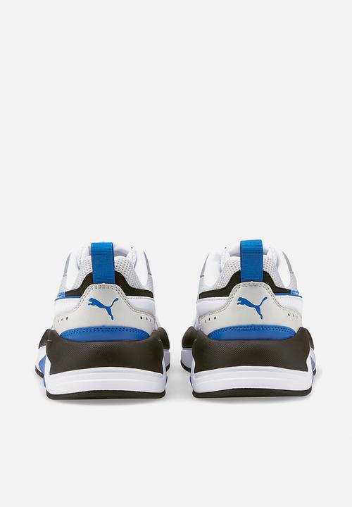 PUMA - X-ray 2 square jr - quarry-puma white-glacier gray-gray violet-puma black