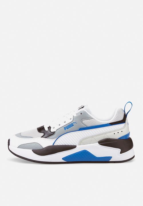 PUMA - X-ray 2 square jr - quarry-puma white-glacier gray-gray violet-puma black