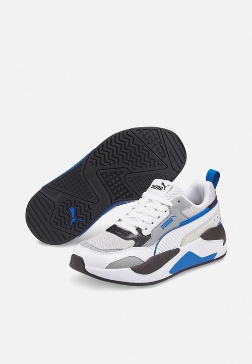 PUMA - X-ray 2 square jr - quarry-puma white-glacier gray-gray violet-puma black