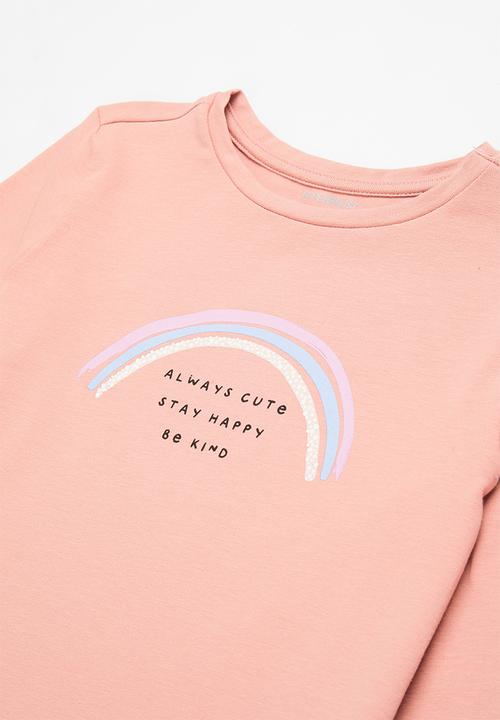 Superbalist Kids - Girls printed tee - pink 