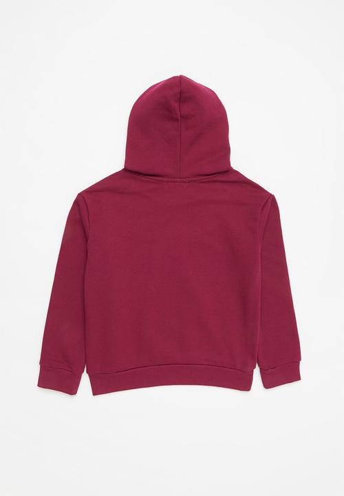 Superbalist Kids - 2 Pack graphic hooded sweatshirt - maroon & navy 