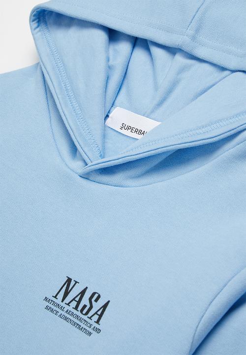 Superbalist - NASA hoodie & short set - baby blue feb