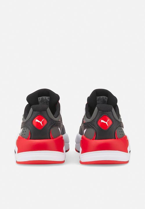 PUMA - X-ray speed jr - puma white-puma black-high risk red-dark shadow