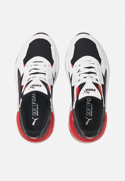 PUMA - X-ray speed jr - puma white-puma black-high risk red-dark shadow