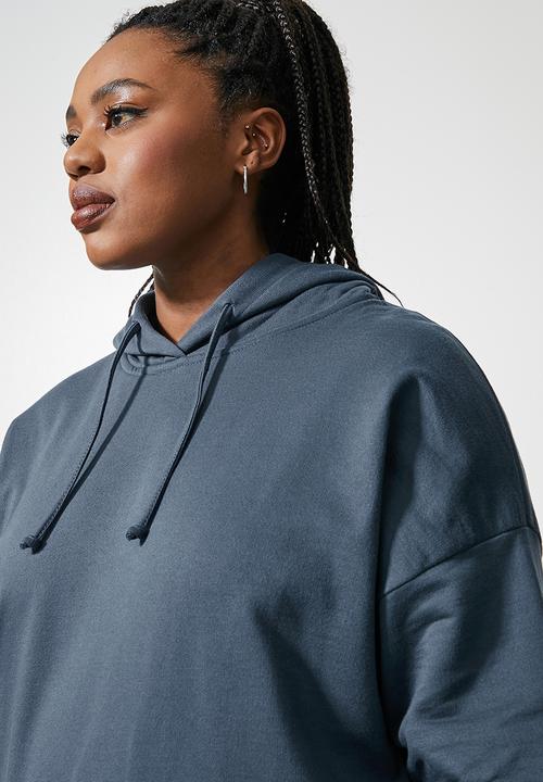 Superbalist - Longline hoodie - navy