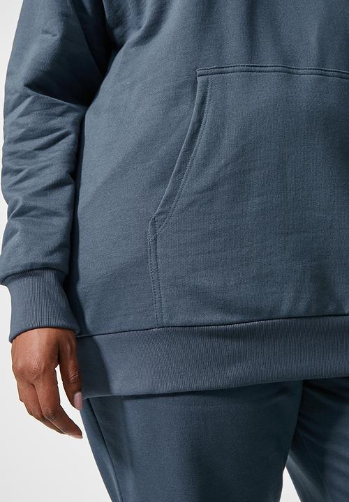 Superbalist - Longline hoodie - navy
