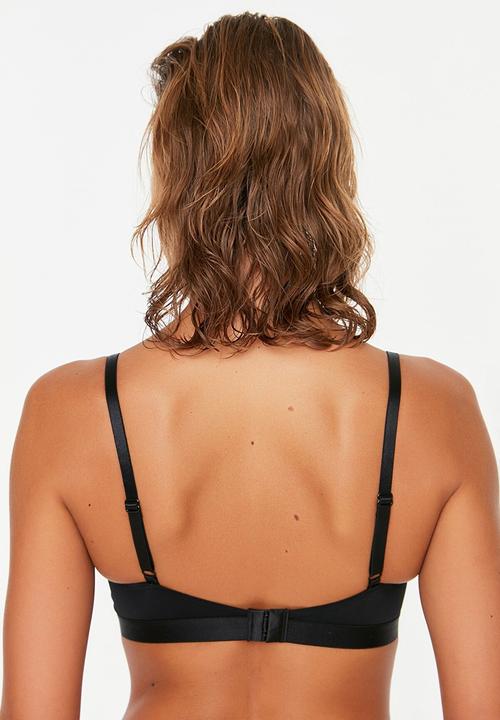 Trendyol - Micro triangle bralette - black