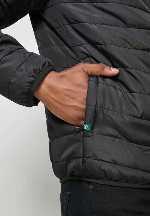 Lark & Crosse - Ascend funnel neck puffer jacket - black