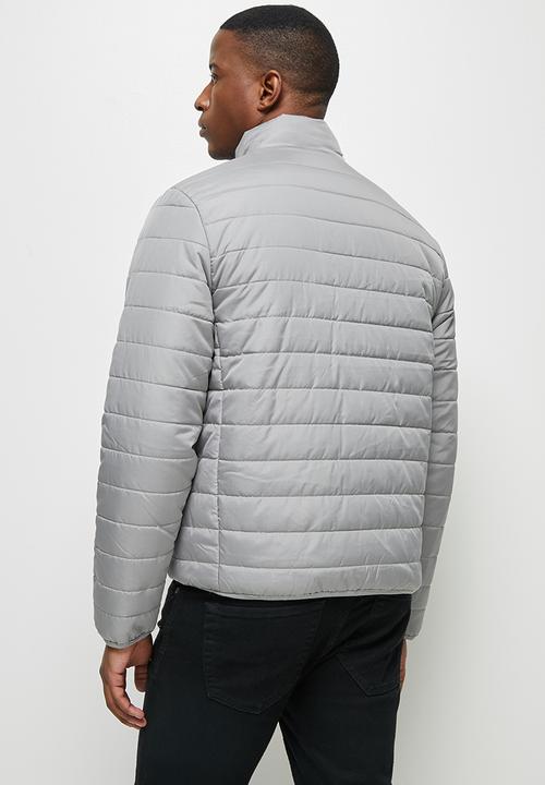 Lark & Crosse - Ascend funnel neck puffer jacket - grey