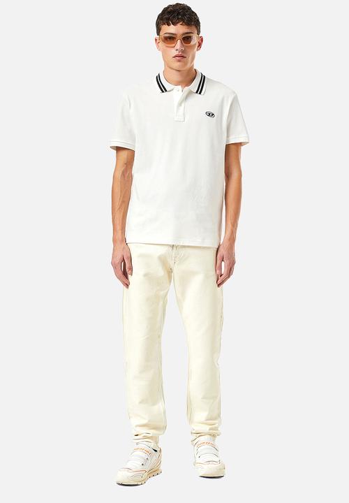 Diesel  - T-vaida short sleeve golfer - white