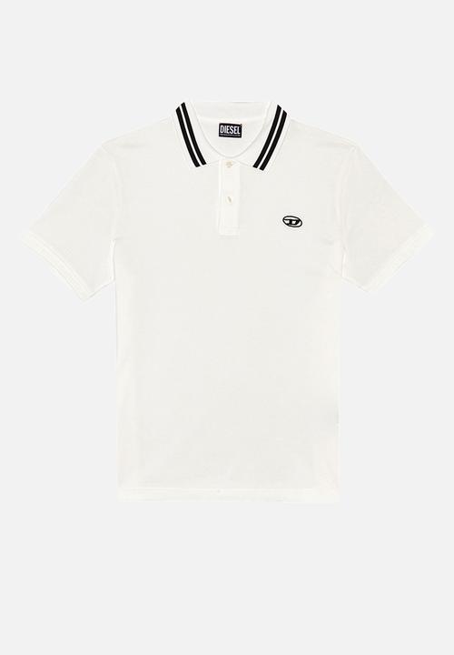 Diesel  - T-vaida short sleeve golfer - white